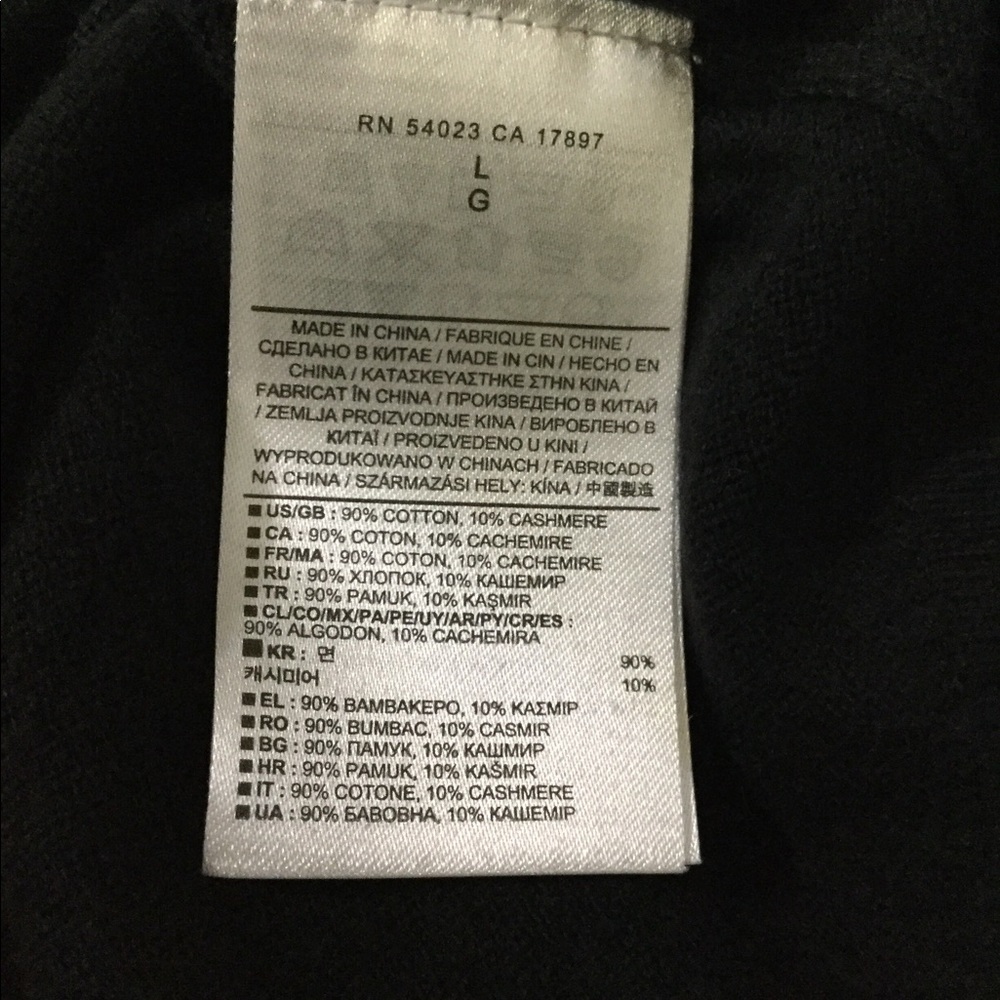 BANANA REPUBLIC COTTON CASHMERE Men’s WARM Sweater - Picture 7 of 7